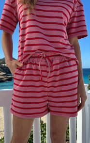 The Musthaves Strepen Short Katoen Tricolore