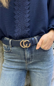 The Musthaves Fashion Riem Navy Goud